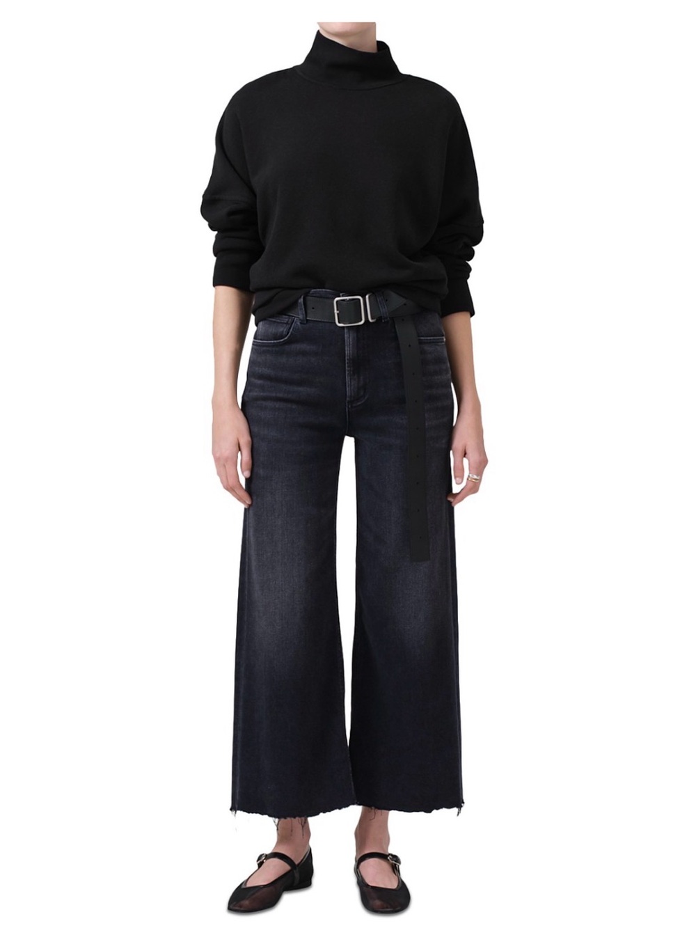 Citizens Of Humanity Lyra Jeans in Medallion (Dark Gray/Faded Black) Size 26